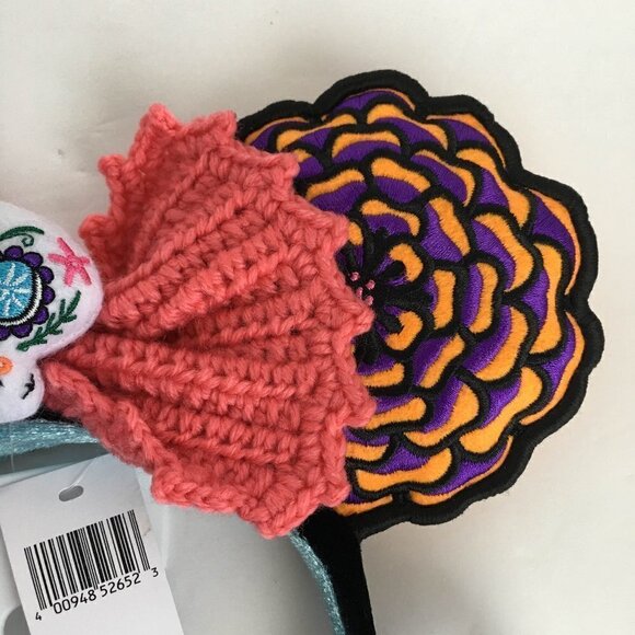 NEW Disney Authentic‎ Original Minnie Mouse Ears Coco Crochet Dia De Los Muertos main image 7